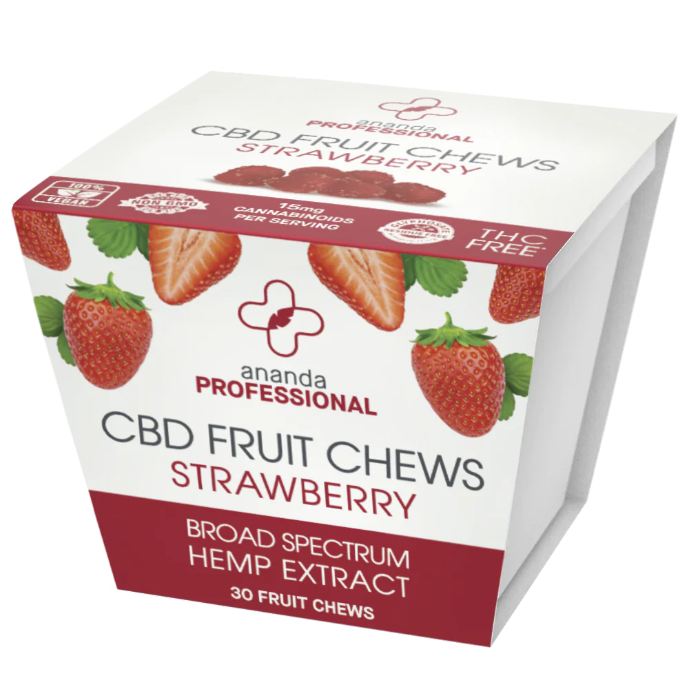 CBD fruit chew strawberry 1